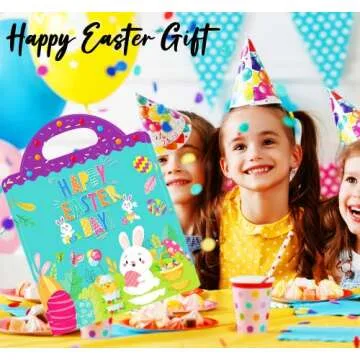Easter Sticker Books for Kids 2-4, Reusable Sticker Book Activity Books for Kids Toddler Ages 2 3 4 5 Travel Car Waterproof Busy Book Easter Party Favor Birthday Gifts