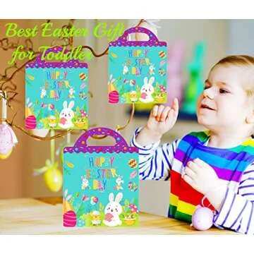 Easter Sticker Books for Kids 2-4, Reusable Sticker Book Activity Books for Kids Toddler Ages 2 3 4 5 Travel Car Waterproof Busy Book Easter Party Favor Birthday Gifts