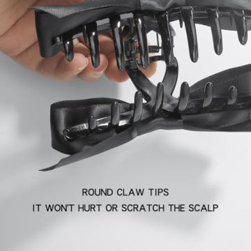 Chic Satin Bow Hair Claw Clip for Women Girls