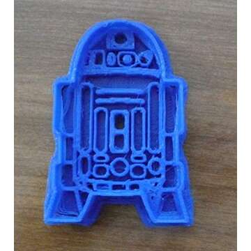 R2D2 ROBOT DROID STAR WARS MOVIE CHARACTER COOKIE CUTTER MADE IN USA PR451