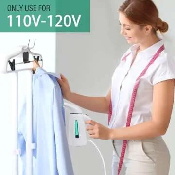 OGHom Steamer for Clothes,Portable Handheld Travel Steamer,300ml Large Capacity,950W,30 Second Fast Heat Up Garment Steamer (Turquoise)