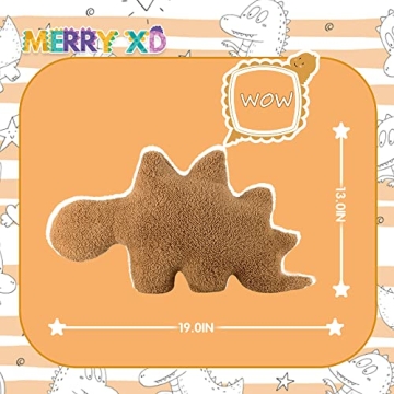 MerryXD Dino Nugget Plush Pillow Soft Dinosaurs Gift