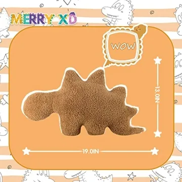 MerryXD Dino Nugget Plush Pillow Soft Dinosaurs Gift