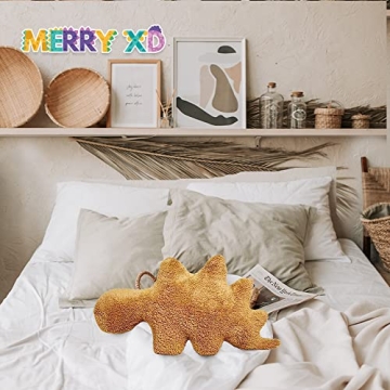 MerryXD Dino Nugget Plush Pillow Soft Dinosaurs Gift
