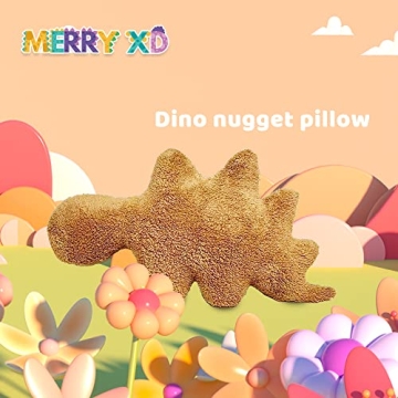 MerryXD Dino Nugget Plush Pillow Soft Dinosaurs Gift