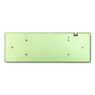 DROP Planck Mechanical Keyboard Kit V6 — DIY Compact 40% Ortholinear Layout, Kaihua Hotswap Sockets, Programmable PCB, USB-C, and Aluminum Case (High-Pro, Green)