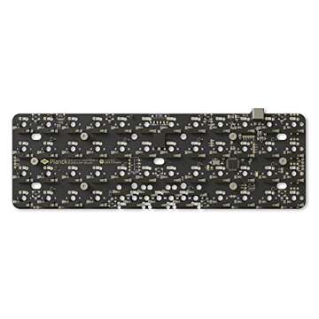 DROP Planck Mechanical Keyboard Kit V6 — DIY Compact 40% Ortholinear Layout, Kaihua Hotswap Sockets, Programmable PCB, USB-C, and Aluminum Case (High-Pro, Green)