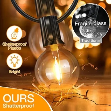 Ollny 25FT Outdoor String Lights for All Occasions
