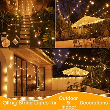 Ollny 25FT Outdoor String Lights for All Occasions