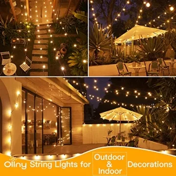 Ollny 25FT Outdoor String Lights for All Occasions