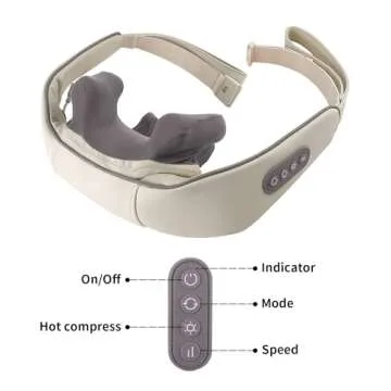 Neck Massager Deep Tissue with Heat for Ultimate Relief
