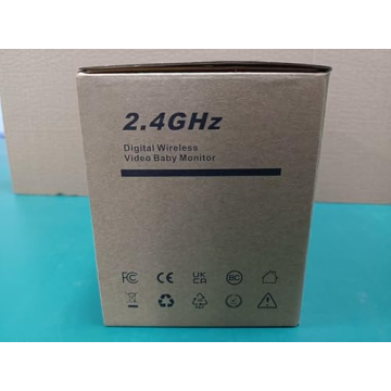 Blemil Baby Monitor with 30-Hour Battery, 5" Large Split-Screen Video Baby Monitor with Camera and Audio, 3500mAh Battery, Remote Pan/Tilt/Zoom Camera, Two-Way Talk, Night Vision, Lullabies, No WiFi