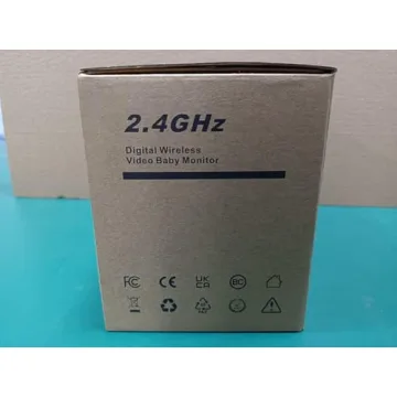 Blemil Baby Monitor with 30-Hour Battery, 5" Large Split-Screen Video Baby Monitor with Camera and Audio, 3500mAh Battery, Remote Pan/Tilt/Zoom Camera, Two-Way Talk, Night Vision, Lullabies, No WiFi