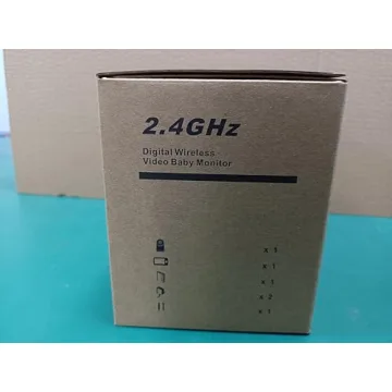 Blemil Baby Monitor with 30-Hour Battery, 5" Large Split-Screen Video Baby Monitor with Camera and Audio, 3500mAh Battery, Remote Pan/Tilt/Zoom Camera, Two-Way Talk, Night Vision, Lullabies, No WiFi