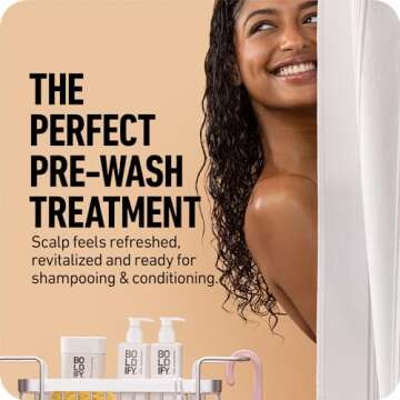 BOLDIFY Sulfate-Free Scalp Scrub - Hair Exfoliating Pre-Wash Treatment - Supports Hair Growth and Detox - Exfoliator Scrub