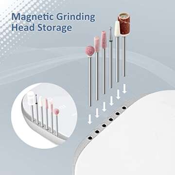 Madenia Electric Nail Drill 35000RPM Touch Screen Beauty