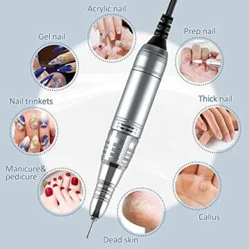 Madenia Electric Nail Drill 35000RPM Touch Screen Beauty