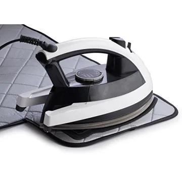 Handy Laundry Magnetic Ironing Mat, Change Any Flat Surface into an Ironing Board, Silicone Slip Resistant Iron Rest to Safely Place Your Hot Iron, Easy to Take Along When Traveling, (19 x 28 Inches)