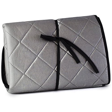 Handy Laundry Magnetic Ironing Mat, Change Any Flat Surface into an Ironing Board, Silicone Slip Resistant Iron Rest to Safely Place Your Hot Iron, Easy to Take Along When Traveling, (19 x 28 Inches)