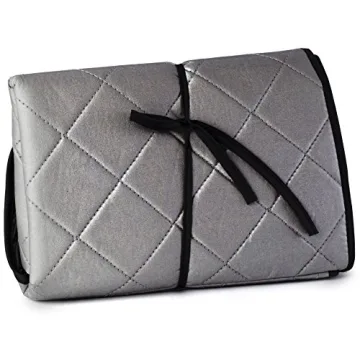 Handy Laundry Magnetic Ironing Mat, Change Any Flat Surface into an Ironing Board, Silicone Slip Resistant Iron Rest to Safely Place Your Hot Iron, Easy to Take Along When Traveling, (19 x 28 Inches)