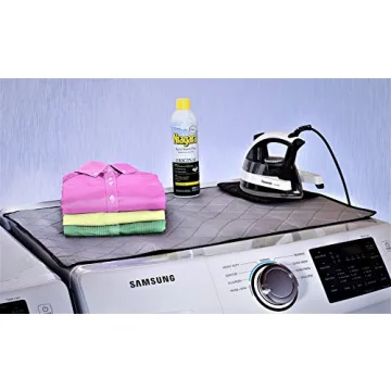 Handy Laundry Magnetic Ironing Mat, Change Any Flat Surface into an Ironing Board, Silicone Slip Resistant Iron Rest to Safely Place Your Hot Iron, Easy to Take Along When Traveling, (19 x 28 Inches)