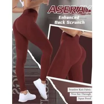 Scrunch Butt Lifting Leggings for Women High Waisted