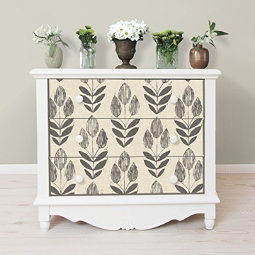 NuWallpaper Folk Tulip Peel & Stick Wallpaper for Easy Decor
