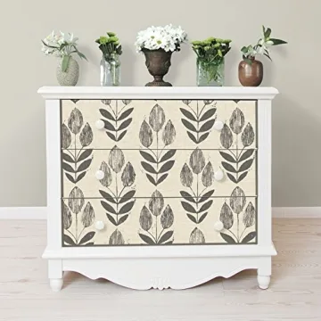 NuWallpaper Folk Tulip Peel & Stick Wallpaper for Easy Decor