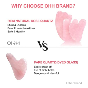 OHH Gua Sha Facial Tool Set for Spa & Skincare