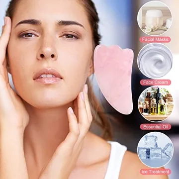 OHH Gua Sha Facial Tool Set for Spa & Skincare