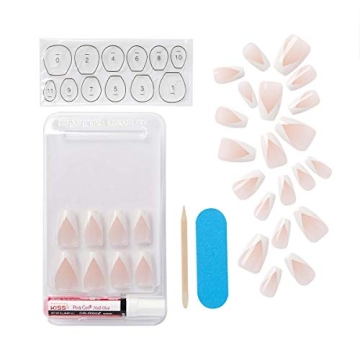 KISS Classy French Nail Manicure Kit for Salon Quality Nails