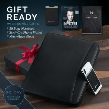 Vegan Leather Padfolio for Business Professionals