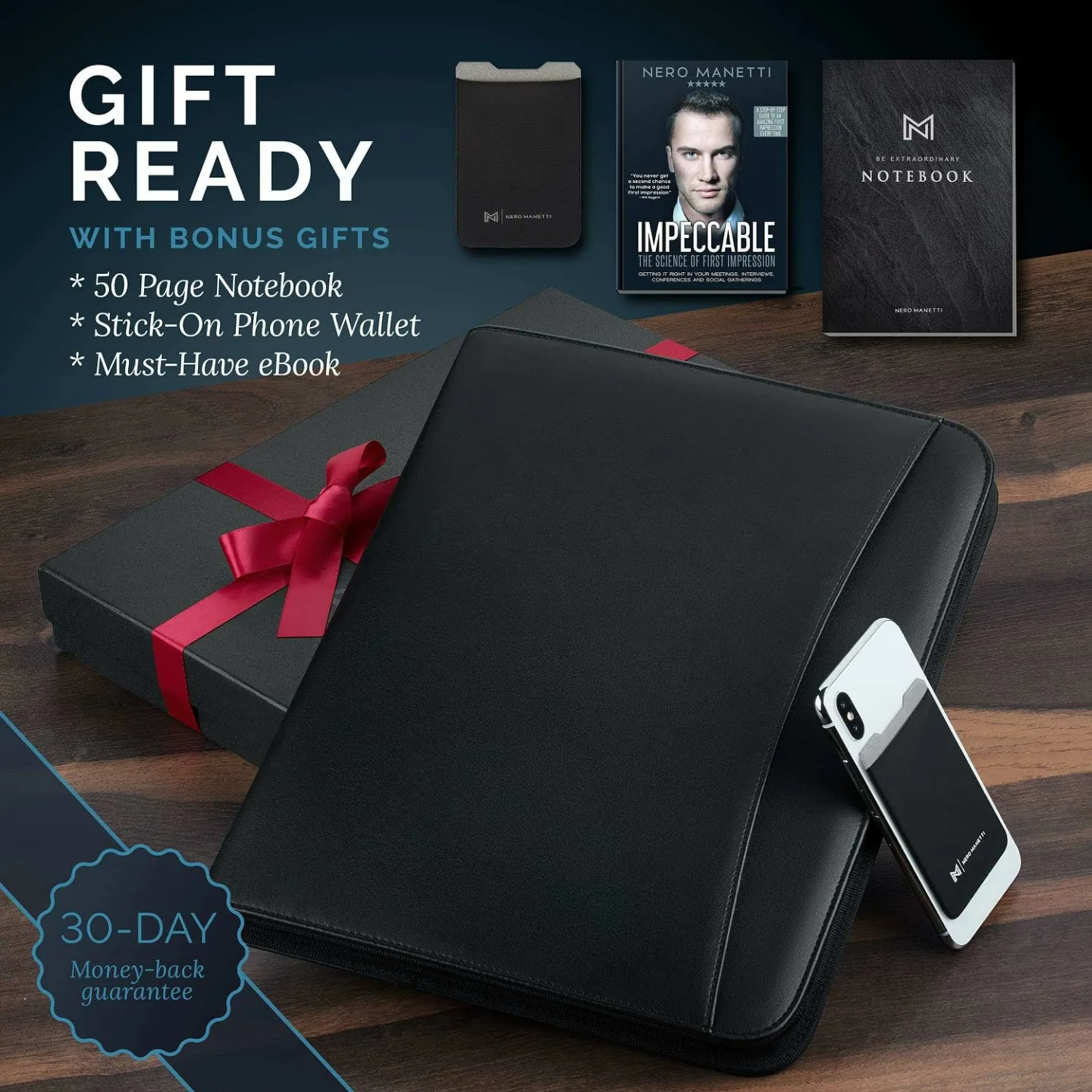 Vegan Leather Padfolio for Business Professionals