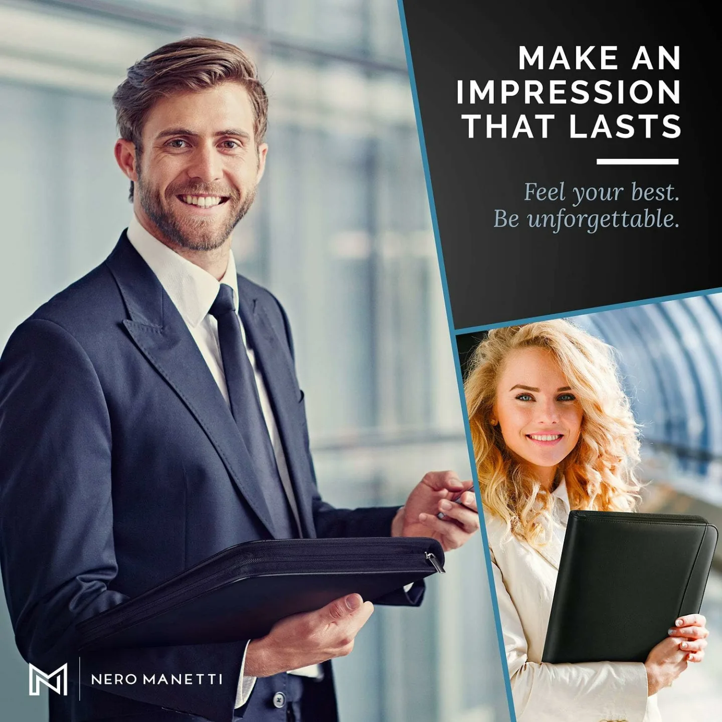 Vegan Leather Padfolio for Business Professionals