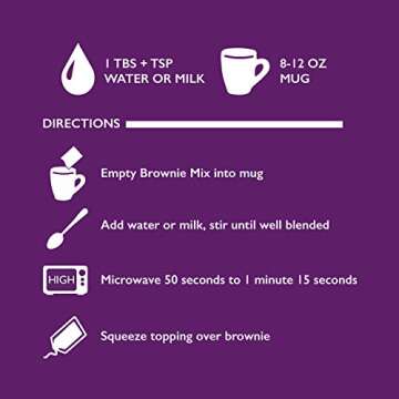Betty Crocker Mug Treats Hot Fudge Brownie Mix 13.9 oz
