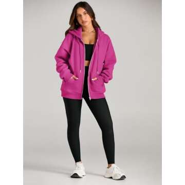 EFAN Women Hoodies Oversized Fleece Trendy Gym Clothes