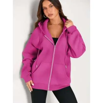 EFAN Women Hoodies Oversized Fleece Trendy Gym Clothes