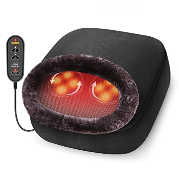 Snailax Shiatsu Foot Massager with Heat - Ultimate Relief for Sore Feet