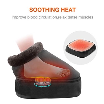 Snailax Shiatsu Foot Massager with Heat Remote Control