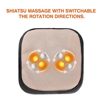 Snailax Shiatsu Foot Massager with Heat Remote Control