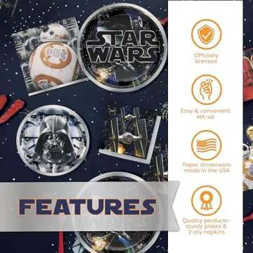 Shop Classic Star Wars Party Supplies for 16 Guests