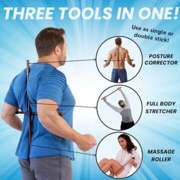Wooden Posture Corrector for Instant Relief and Comfort