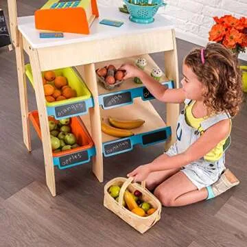 KidKraft Wooden Grocery Store Toy for Creative Play