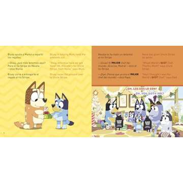 Bluey: Christmas Swim/Nadando en Navidad (Bilingual English-Spanish Edition)