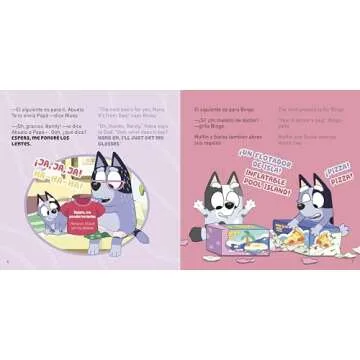 Bluey: Christmas Swim/Nadando en Navidad (Bilingual English-Spanish Edition)