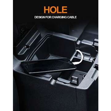 LIBERRWAY Center Console Organizer for Jeep Wrangler & Gladiator