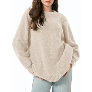 Saodimallsu Women's Fuzzy Oversized Sweater 2024 Cozy Style