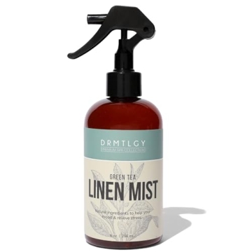 DRMTLGY Natural Green Tea Linen and Room Spray. Pure Essential Oils for a Pillow Spray, Linen Mist, ...