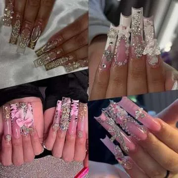 Shop Stunning 63PCS 3D Nail Charms for Nail Art