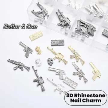 Shop Stunning 63PCS 3D Nail Charms for Nail Art